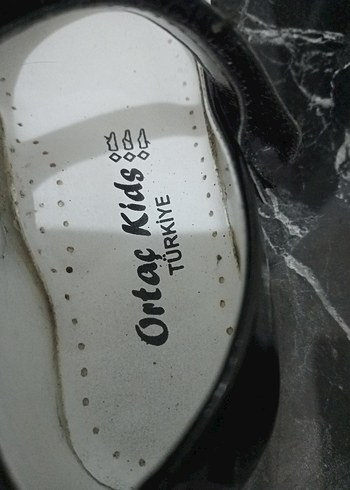 Tokalı Siyah Kız Çocuk Babet Ayakkabı - Görsel 7