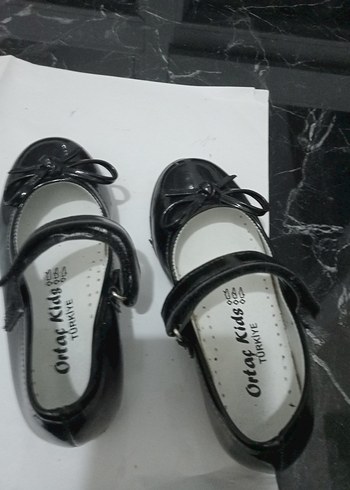 Tokalı Siyah Kız Çocuk Babet Ayakkabı - Görsel 6