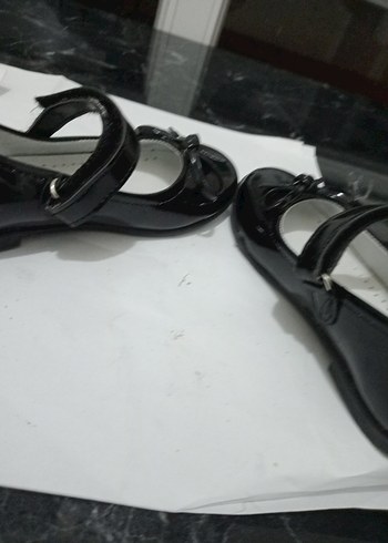 Tokalı Siyah Kız Çocuk Babet Ayakkabı - Görsel 5