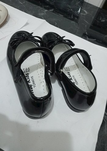 Tokalı Siyah Kız Çocuk Babet Ayakkabı - Görsel 3