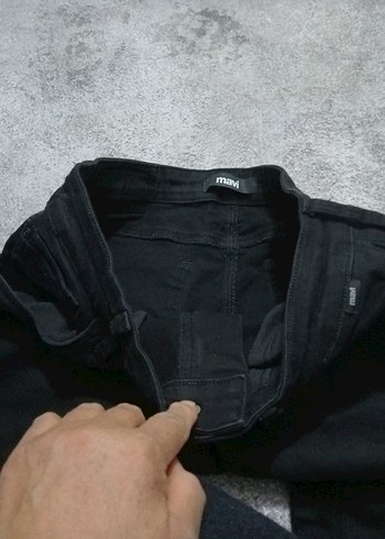 Erkek Siyah Dar Kesim Jean - Görsel 5