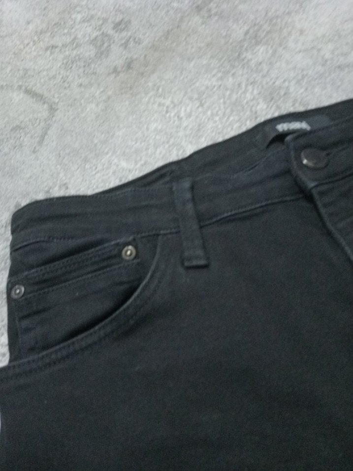 Erkek Siyah Dar Kesim Jean - Görsel 4