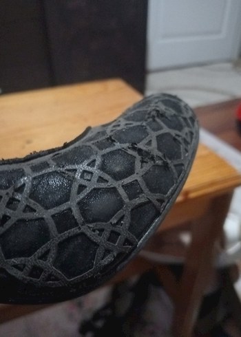 Yılan Desenli Siyah Stiletto Topuklu Ayakkabı - Görsel 4