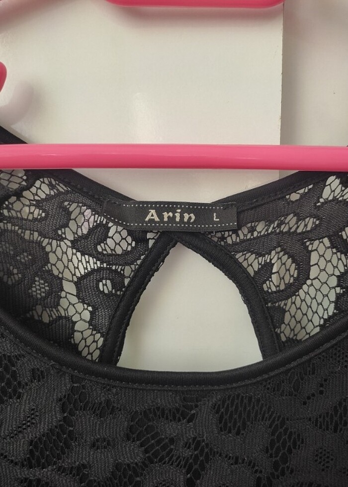 Fakir kol dantel elbise - Görsel 3