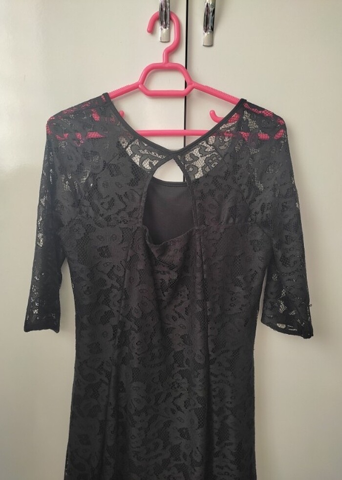 Fakir kol dantel elbise - Görsel 4