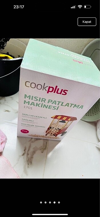 Mısır patlatma makinesi