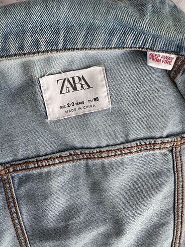 24-36 Ay Beden Zara kot ceket