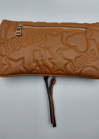Zadig & Voltaire Kahverengi Nakışlı Deri Kadın Çapraz Çanta