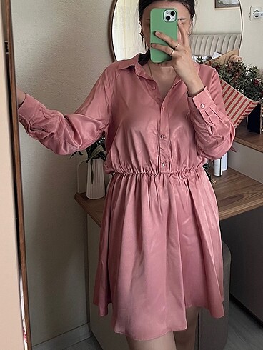 Zara Saten elbise