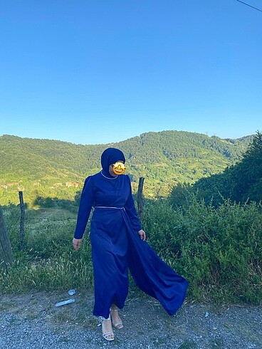 Saten elbise