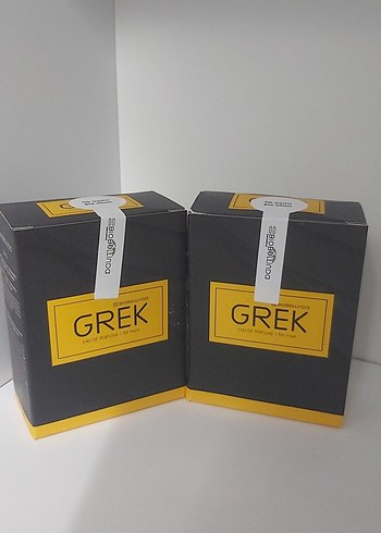 Grek Erkek Parfümü Sarı Gri Kutuda 2adet