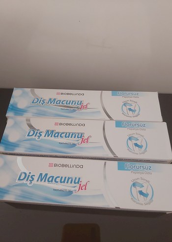 Florürsüz Papatya Özlü Diş Macunu Jel 3 adet