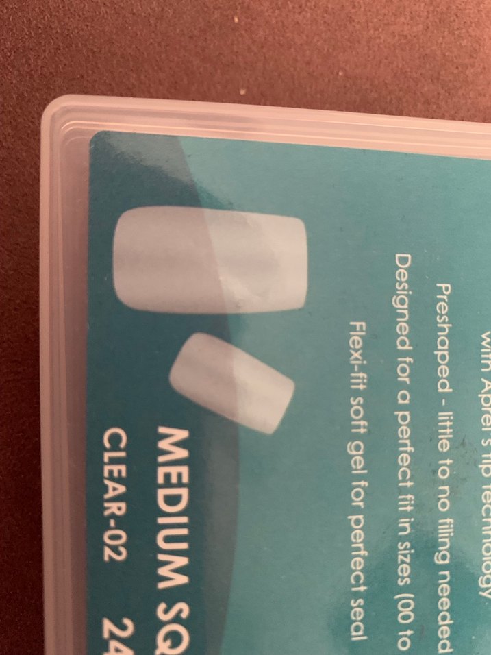 Kare jel tırnak tips - Görsel 3