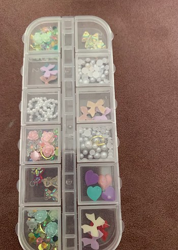 Tırnak Süsleri Seti,nail art süsleme - Görsel 5