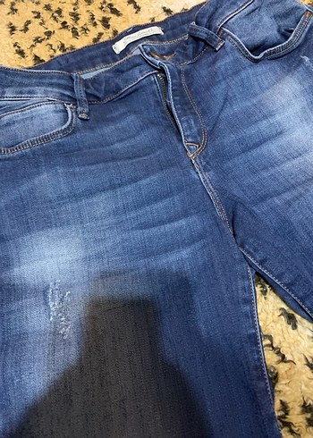 Mavi Denim Mini Şort - Görsel 2