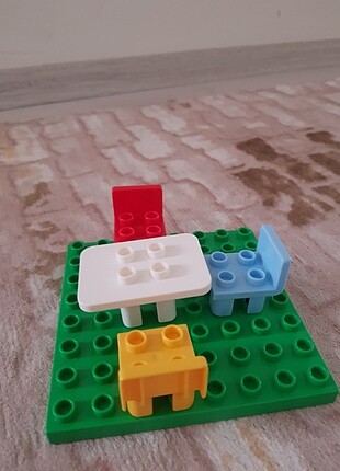 Diğer Lego duplo uyumlu masa sandalye takimi