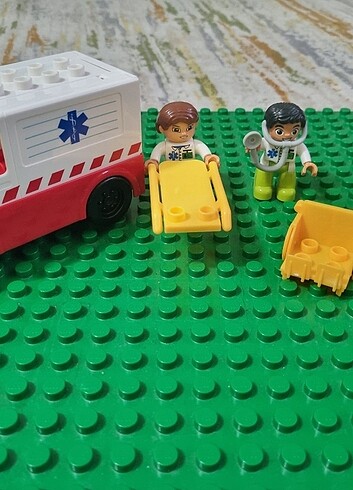 Diğer Lego duplo uyumlu ambulans seti