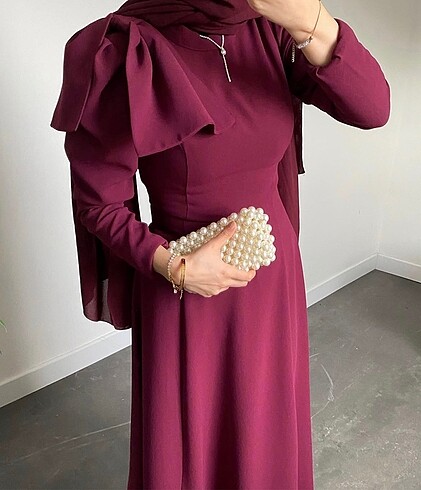 38 Beden bordo Renk Bordo Elbise