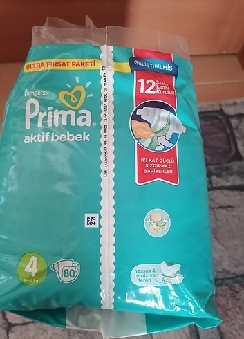 Prima 4 no 80 li kapalı paket 9-14 kilo