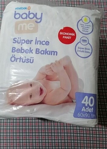 Baby me alt açma örtüsü 2 paket 