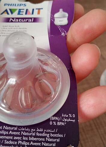 Philips biberon emziği 2 li