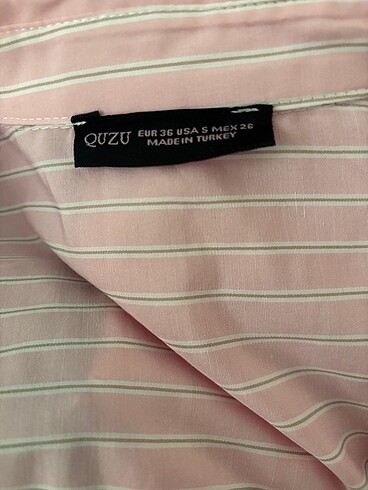 s Beden Zara pembe oversize gömlek