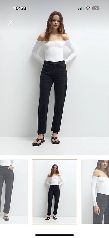 Pull Bear mom fit basic jean