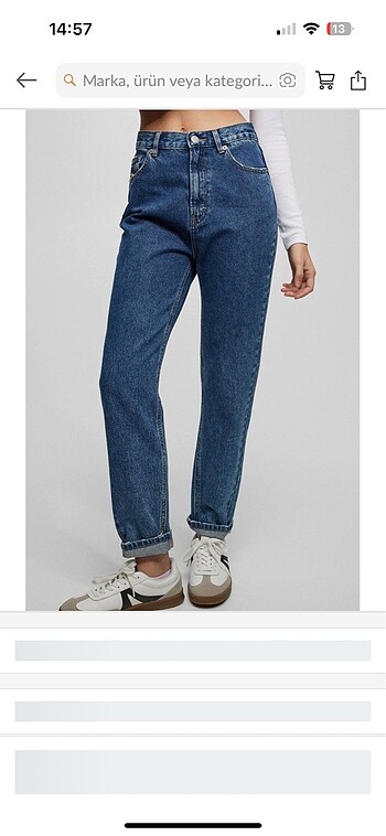 Mom fit basic jean