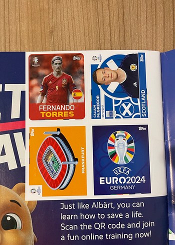 Topps - UEFA EURO 2024 Almanya Resmi Sticker Albümleri - Görsel 7