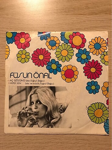 Füsun Önal - Aç Gözünü/Hepsi Sen (Sanatçı Tarafından İmzalı) - Görsel 3