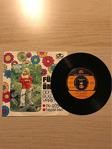 Füsun Önal - Aç Gözünü/Hepsi Sen (Sanatçı Tarafından İmzalı) - Görsel 5