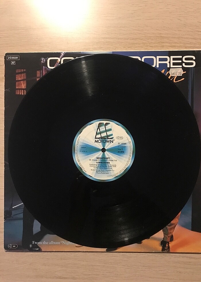 Commodores - Nightshift Maxi Single 45lik Plak - Görsel 3