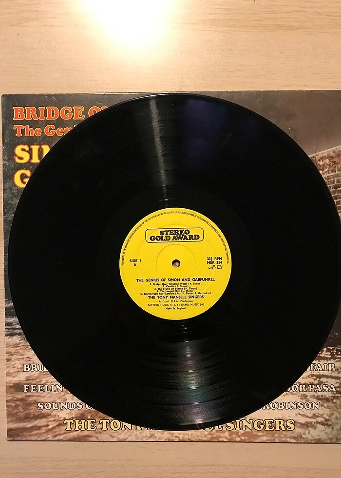 TMS - Bridge Over the Genius of Simon and Garfunkel 33lük Plak - Görsel 4