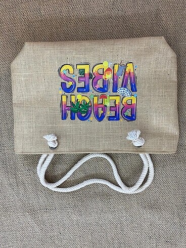 Plaj çantası jut çanta - Görsel 6