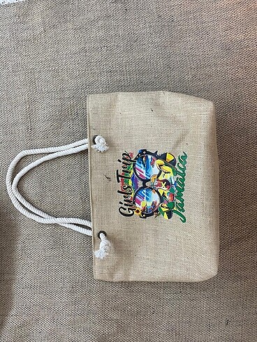 Plaj çantası jut çanta - Görsel 12