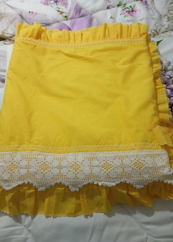 İşlemeli Beyaz Parlak Yatak Örtüsü - Görsel 10