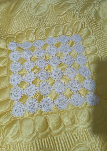 Sarı İşlemeli bebek Battaniyesi - Görsel 4