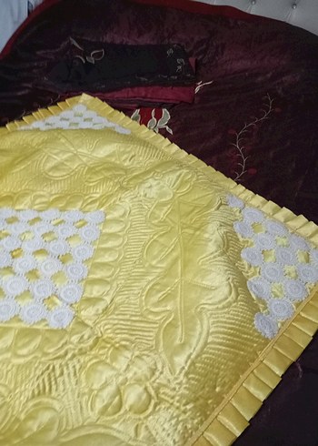 Sarı İşlemeli bebek Battaniyesi - Görsel 5