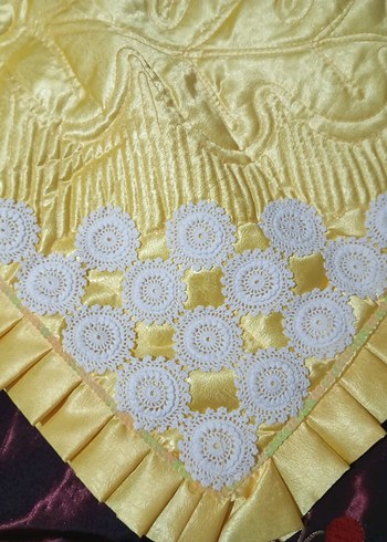 Sarı İşlemeli bebek Battaniyesi - Görsel 2