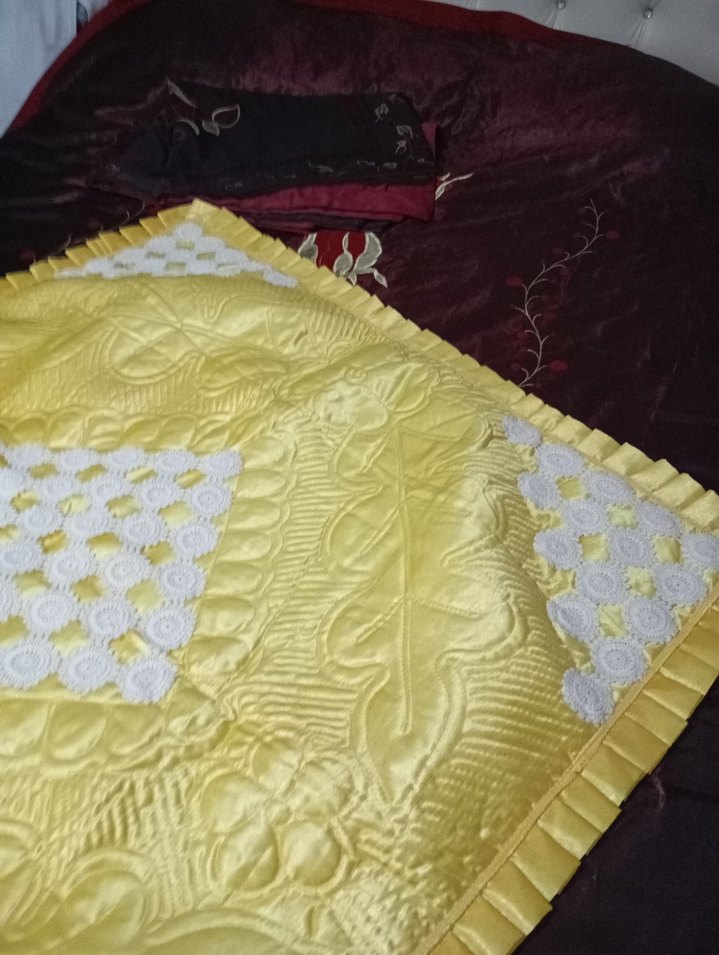 Sarı İşlemeli bebek Battaniyesi - Görsel 5