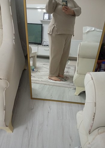 Bej Rahat Kesim Hamile Pantolonu - Görsel 3