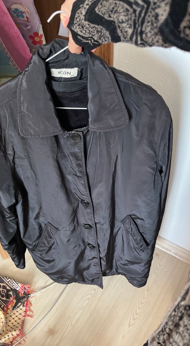 Düğmeli Gri Midi Erkek Ceket - Görsel 2