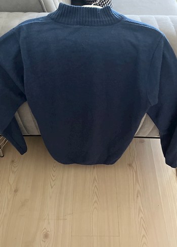 Kadın Lacivert Basic Triko Kazak - Görsel 3