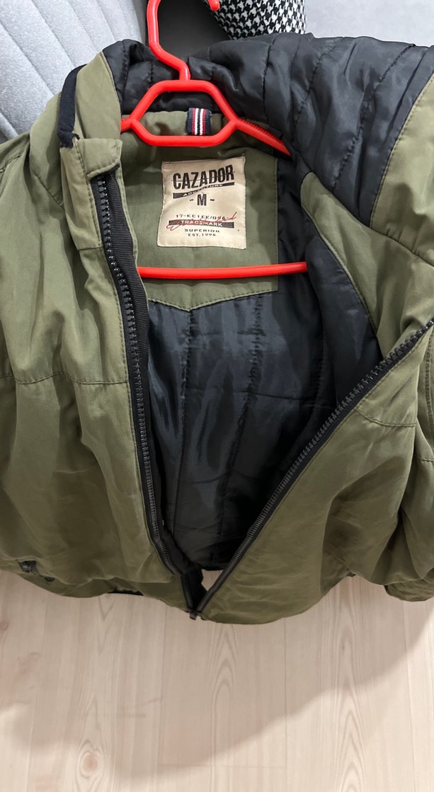 Haki Fermuarlı Erkek Street Wear Mont - Görsel 4