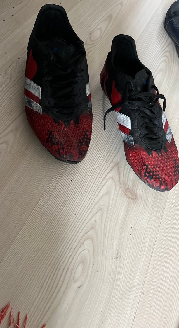 Kırmızı Erkek Futbol Ayakkabısı Velcro Detaylı - Görsel 2