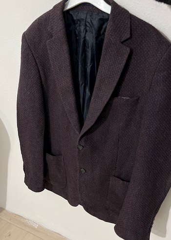 Düğmeli Kahverengi Erkek Ceket - Görsel 2