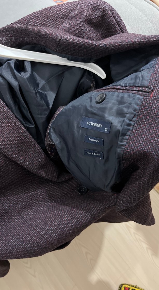 Düğmeli Kahverengi Erkek Ceket - Görsel 3