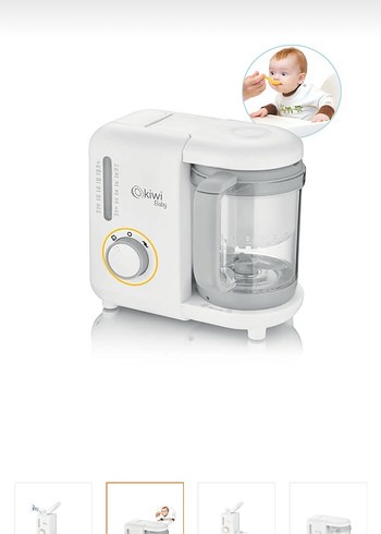 Kiwi Baby Bebek Blenderı Beyaz Gri