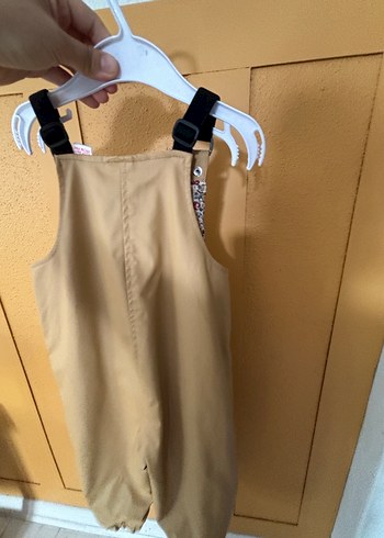24-36 Ay Beden camel Renk Yağmur Tulumu unisex