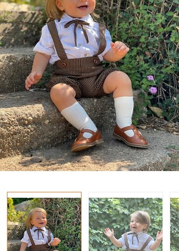 Bohemiankids Bebek Erkek Vintage Slopet Takım - Görsel 3